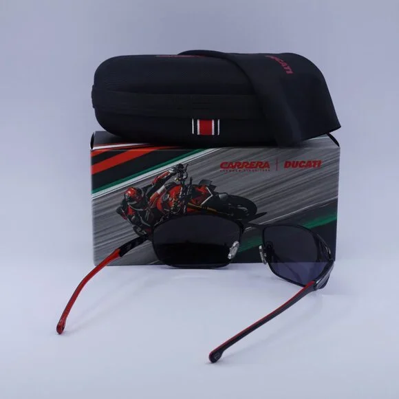 Carrera CARDUC 006/S 0OIT AO Rectangle Sunglasses - Black/Red display picture 1
